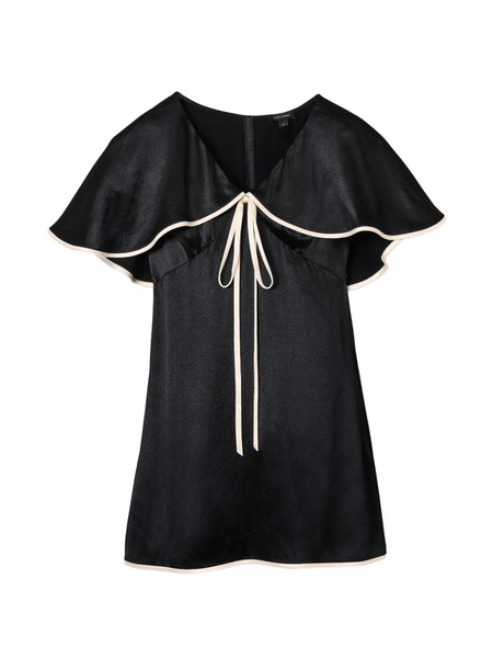  Marc Jacobs Cape Mini Dress - Black 
