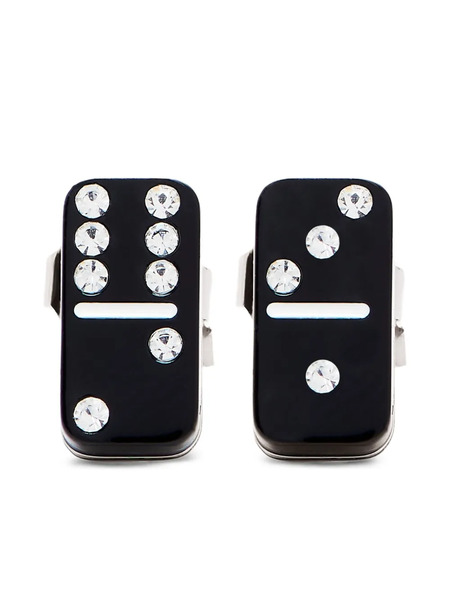  Marc Jacobs Domino Stud Earrings - Black 