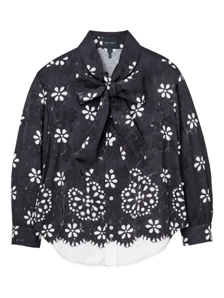  Marc Jacobs Eyelet-bow Blouse - Black 