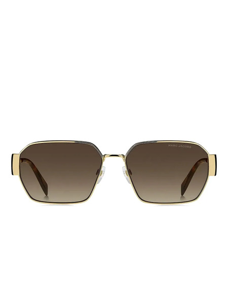  Marc Jacobs Eyewear Geometric-frame Sunglasses - Gold 