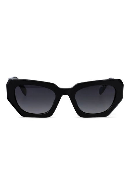  Marc Jacobs Eyewear Geometric-logo Sunglasses - Black 