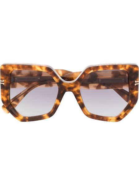  Marc Jacobs Eyewear Oversized-frame Sunglasses - Neutrals 