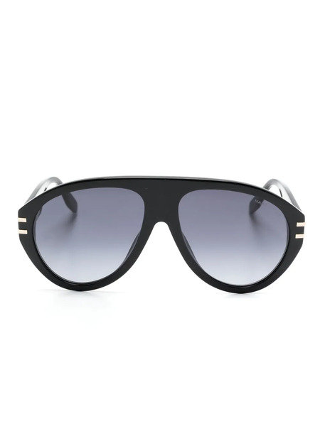  Marc Jacobs Eyewear 747s Shield-frame Sunglasses - Black 