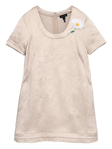  Marc Jacobs Flower-embellished Dress - Neutrals 