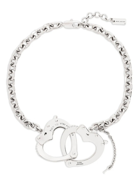  Marc Jacobs Heart Handcuff Necklace - Silver 