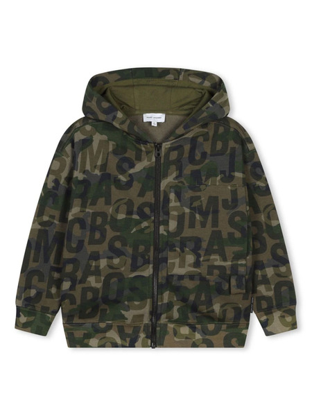  Marc Jacobs Kids Camouflage-printed Hoodie - Green 