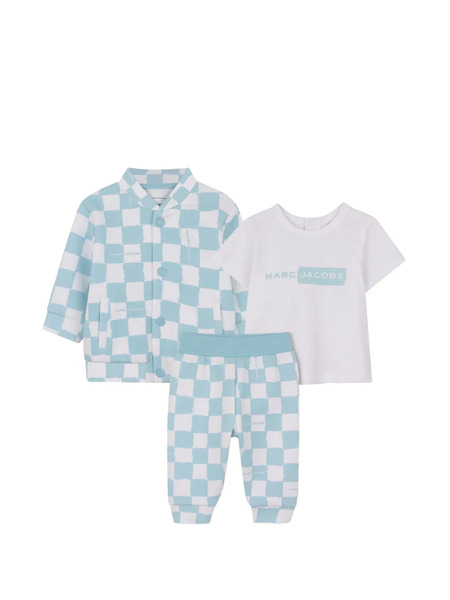  Marc Jacobs Kids Checkered Set - Blue 