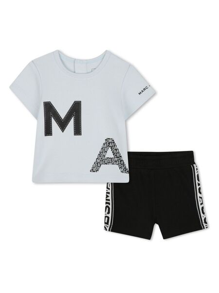  Marc Jacobs Kids Cotton Shorts (set Of Two) - Blue 