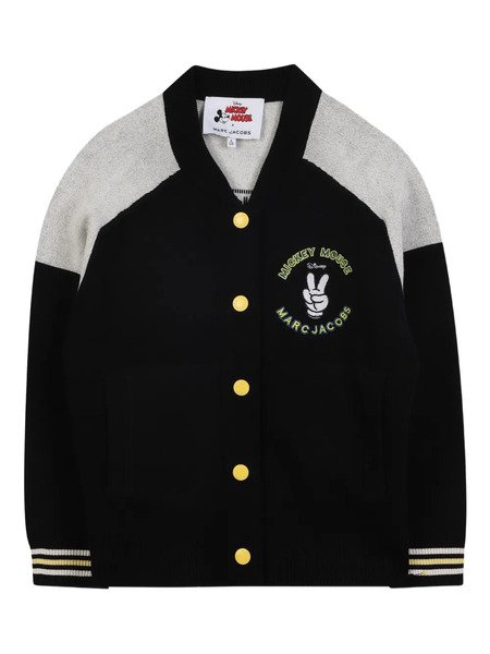  Marc Jacobs Kids Embroidered-design Cardigan - Black 