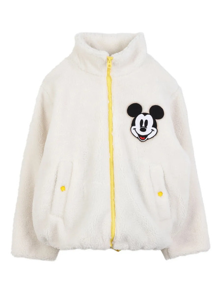  Marc Jacobs Kids Fleece Zip-up Jacket - White 