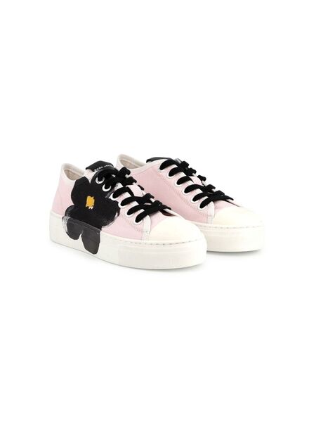  Marc Jacobs Kids Floral Print Sneakers - Pink 