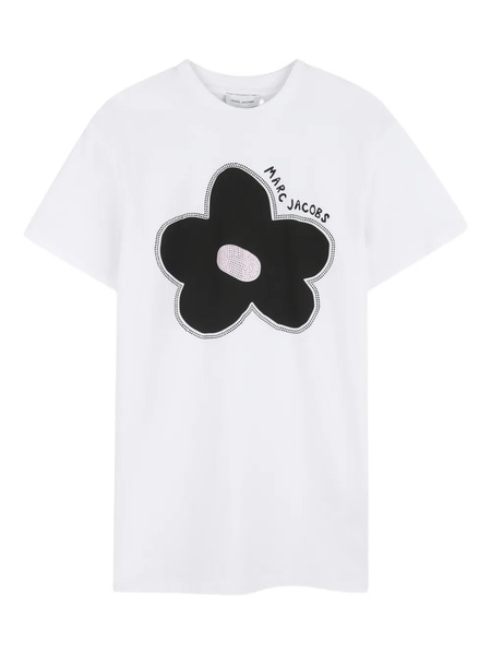  Marc Jacobs Kids Flower-print Dress - White 