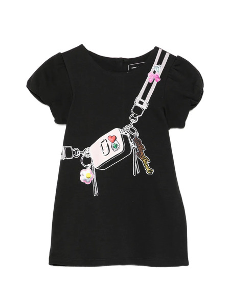  Marc Jacobs Kids Graphic-print Dress - Black 