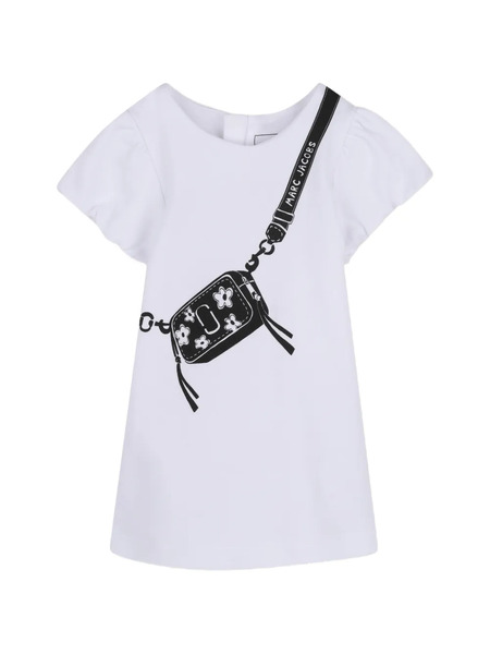  Marc Jacobs Kids Graphic-print Dress - White 