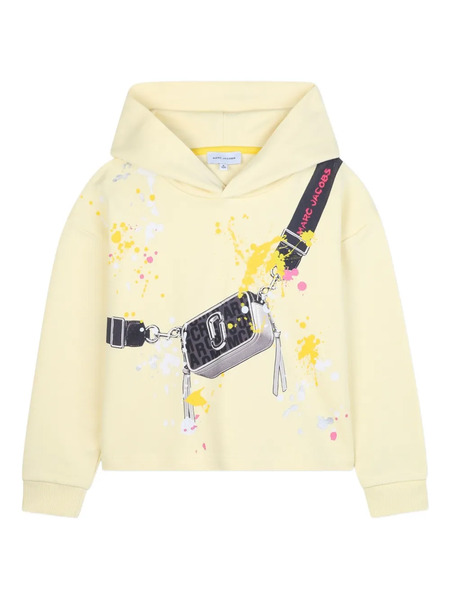  Marc Jacobs Kids Graphic-print Hoodie - Yellow 