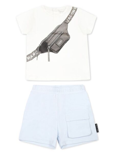  Marc Jacobs Kids Graphic-print Shorts Set - White 