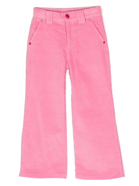  Marc Jacobs Kids High-waisted Corduroy Trousers - Pink 