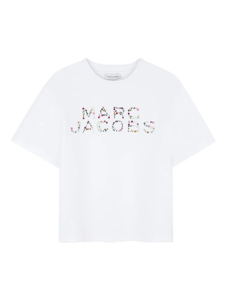 Marc Jacobs Kids Logo-embellished T-shirt - White 