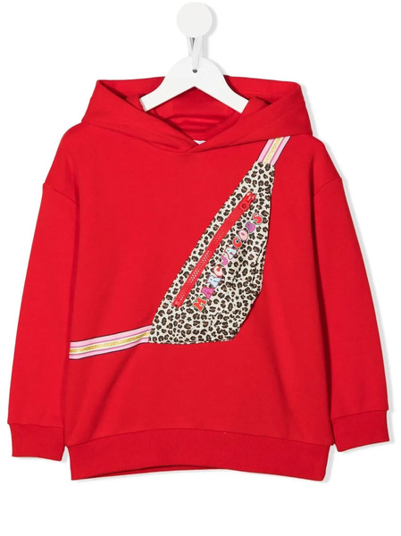  Marc Jacobs Kids Logo-embroidered Cotton Hoodie 