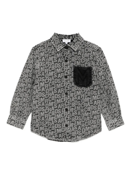  Marc Jacobs Kids Logo-embroidered Shirt - Black 