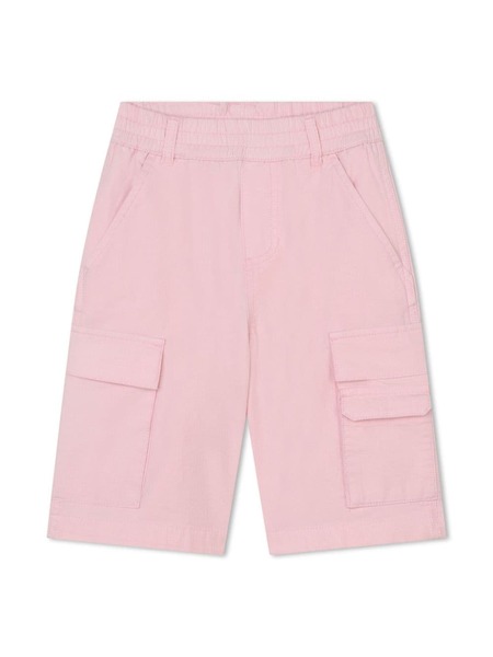  Marc Jacobs Kids Logo-patch Cotton Cargo Shorts - Pink 