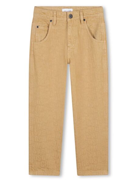  Marc Jacobs Kids Logo-patch Trousers - Neutrals 