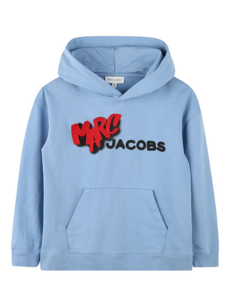 Marc Jacobs Kids Logo-print Hoodie - Blue 