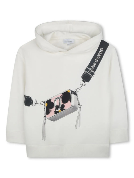  Marc Jacobs Kids Logo-print Hoodie - White 