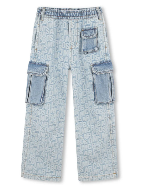  Marc Jacobs Kids Logo-print Jeans - Blue 