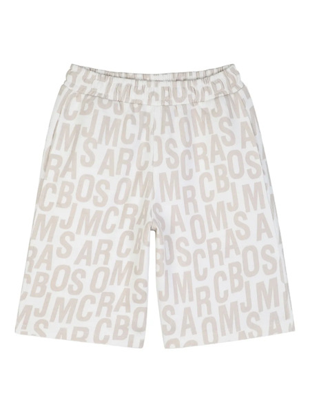  Marc Jacobs Kids Logo-print Shorts - White 