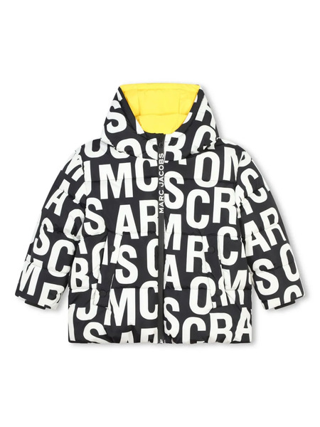  Marc Jacobs Kids Logo-printed Puffer Jacket - Black 