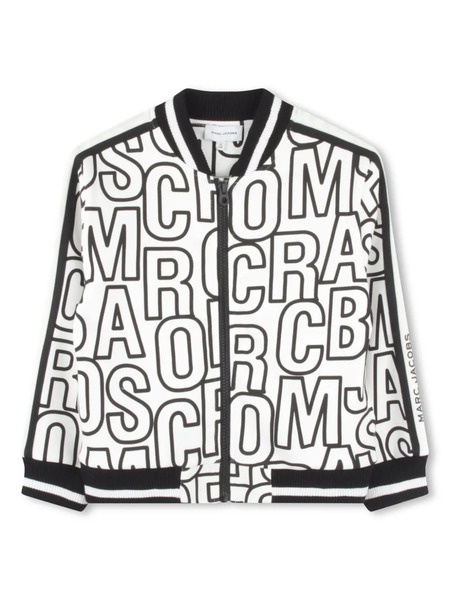  Marc Jacobs Kids Monogram-logo Cardigan - White 
