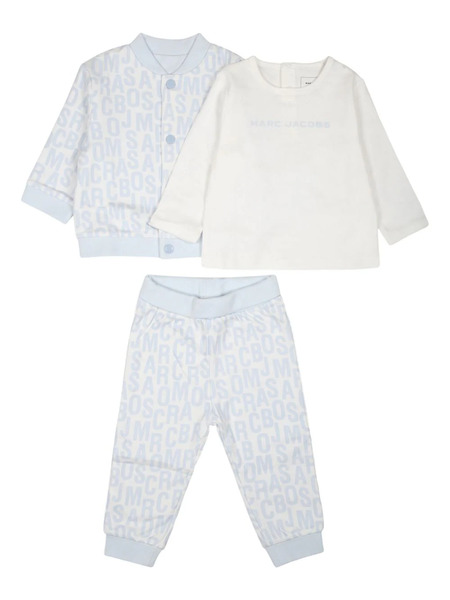  Marc Jacobs Kids Monogram-pattern Tracksuit - Blue 