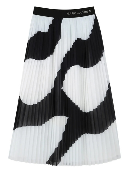  Marc Jacobs Kids Pleated Maxi Skirt - Black 