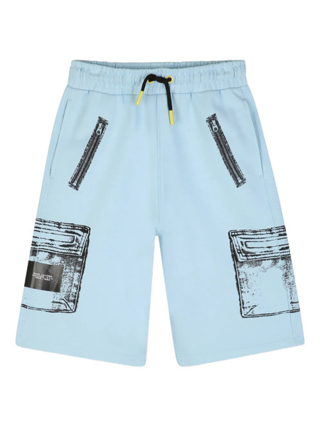  Marc Jacobs Kids Pocket-print Shorts - Blue 