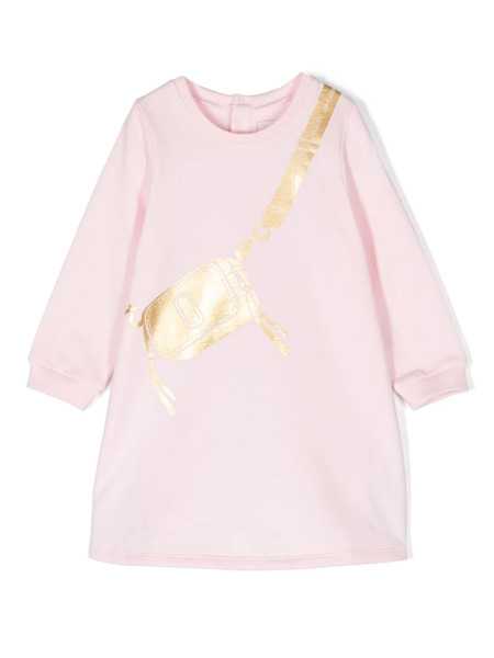  Marc Jacobs Kids Purse-print Dress - Pink 