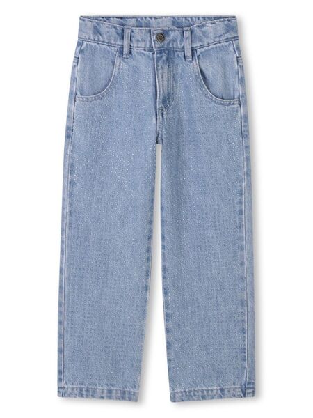  Marc Jacobs Kids Rhinestone-embellished Jeans - Blue 