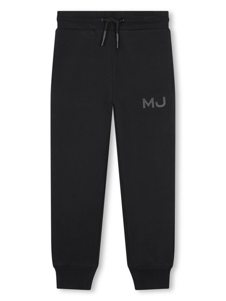  Marc Jacobs Kids Rubberised-logo Track Pants - Black 