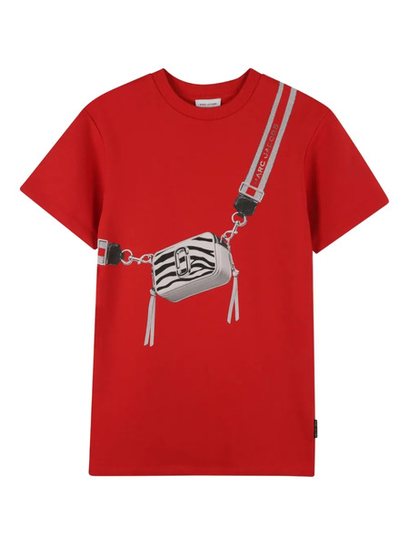  Marc Jacobs Kids Snapshot Bag-print Mini Dress - Red 