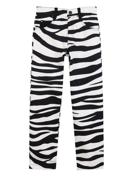  Marc Jacobs Kids Zebra-print Trousers - Black 