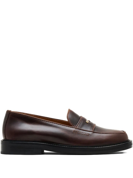  Marc Jacobs Leather Penny-strap Loafers - Brown 
