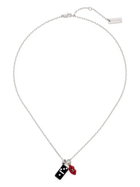  Marc Jacobs Lips-embellishment Necklace - Silver 