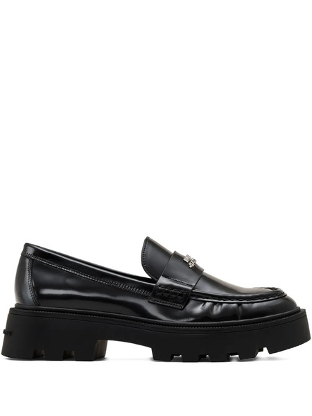  Marc Jacobs Logo-plaque Platform Loafers - Black 