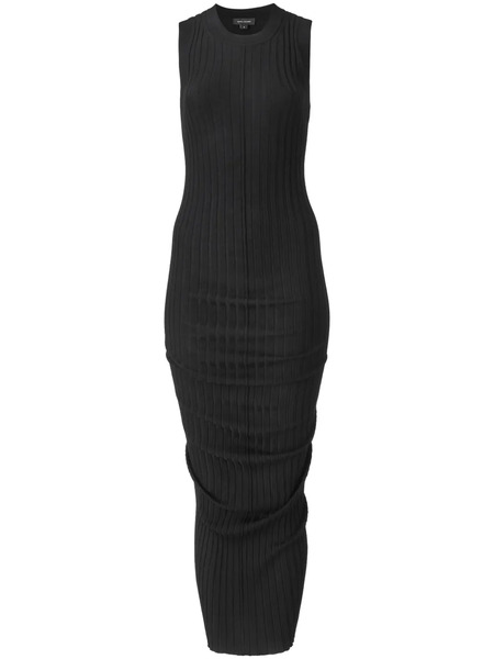  Marc Jacobs Merino-wool Twisted Midi Dress - Black 