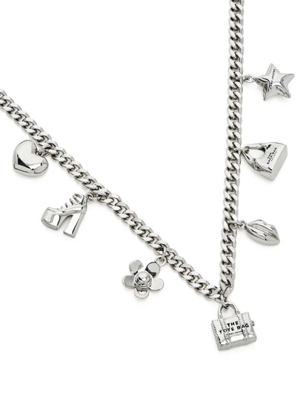  Marc Jacobs Mini-icon Charm Necklace - Silver 