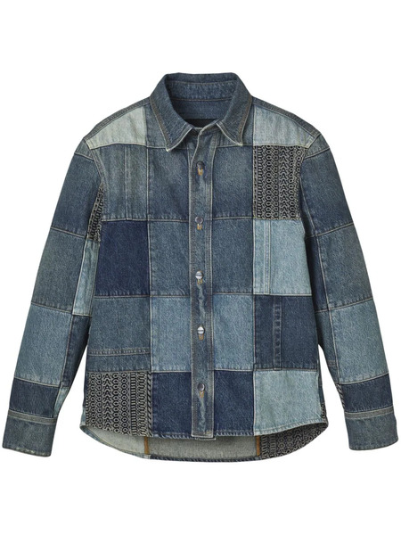  Marc Jacobs Patchwork Denim Shirt - Blue 