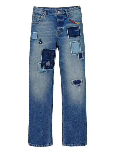  Marc Jacobs Patchwork Five-pocket Jeans - Blue 