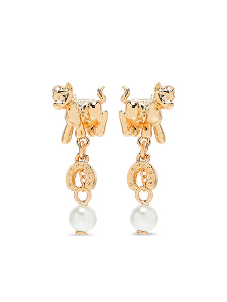  Marc Jacobs Pony Charm Earrings - Gold 