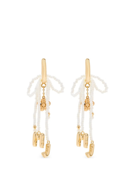  Marc Jacobs The Balloon Beaded Earrings - Gold 