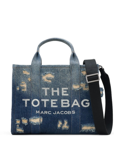  Marc Jacobs The Denim Medium Rip And Repair Tote Bag - Blue 